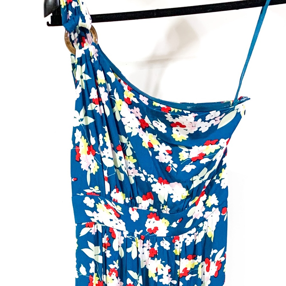 Brand New Anthropologie blue floral maxi dress